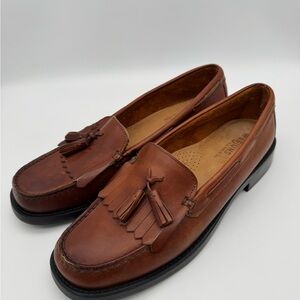 G.H. Bass & Co Weejuns Marietta II Kiltie Tassel Loafers Brown Leather Womens 10